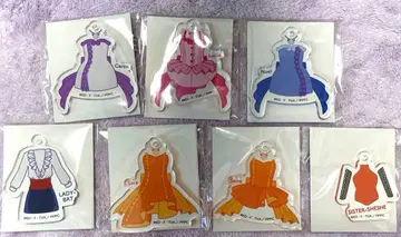 피치피치 피치 의상 모티브 키링 세트