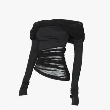 theredthread S 도트 오프 숄더 탑