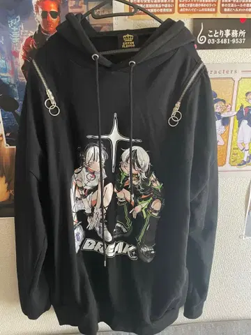 LISTEN FLAVOR 카이바시라 콜라보 후드티