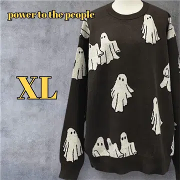 새상품급 power to the people 오바케 니트 스웨터 XL