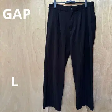 GAP 블랙 와이드 팬츠 스트레이트 밑단