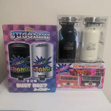 저글러 쓰레기통 덮개 포함 보틀 2종 액정 온습도계 클락 4 미개봉품