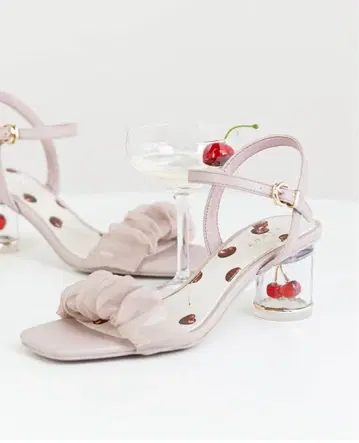 RANDA 체리힐 스트랩 샌들 핑크