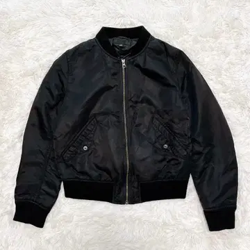 유니클로 MA-1 블랙 M 사이즈 여성용 블루종