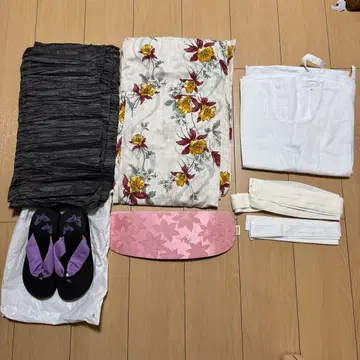 유카타 세트 DITA 착용 이미지 있음