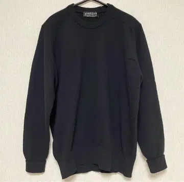 JAEGER 이예거 캐시미어 100% 스웨터 블랙 스코틀랜드제