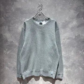 [무료배송] USA 구제 의류 RUSSELL 러셀 무지 맨투맨 그레이