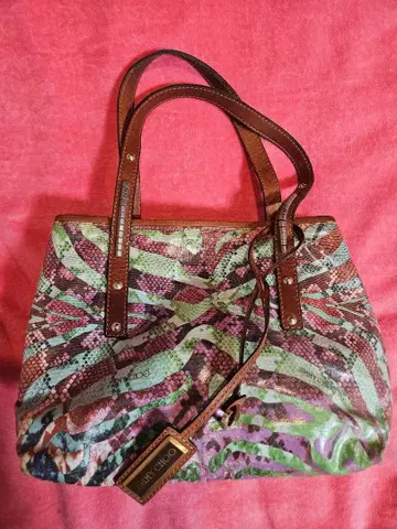 지미추 멀티 컬러 토트백