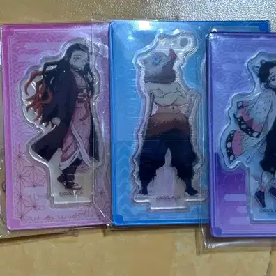 귀멸의 칼날 아크릴 스탠드 피규어 세트