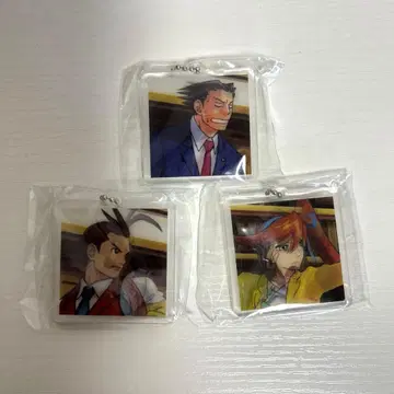 역전재판 데미지 모션 키링 나루호도 류이치 오도로키 호스케 키즈키 코토네