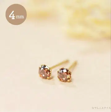 나데시코 귀걸이 블랑 데이트파즈 4m m 순 티타늄제