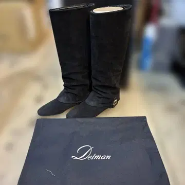두지엠 클라세 DELMAN 스웨이드 벨트 부츠 7 가죽