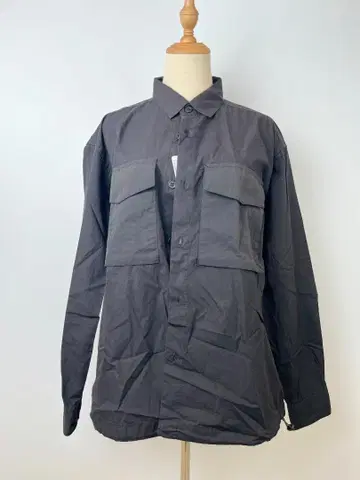 노리즈 유틸리티 셔츠 블랙 L 면100% 택 포함 미사용 새상품