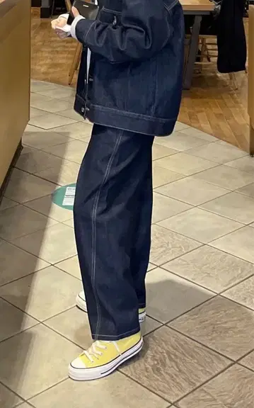 [ FASHIRU ] curve denim pants size 1