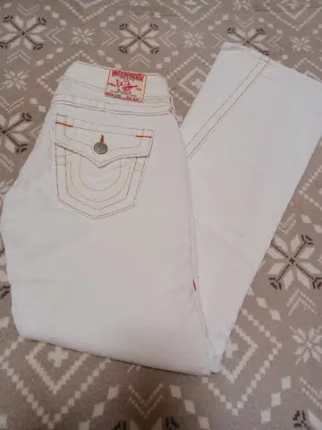 트루 릴리젼 조이 코듀로이 플레어 부츠컷 데님