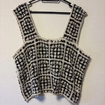 studio CLIP 크로셰 레이스 뷔스티에