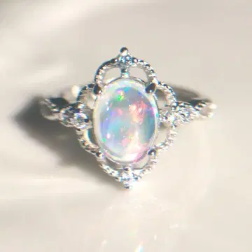 1.23ct 워터 오팔 반지