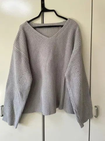 mystic V넥 니트 보트넥 니트 전후 2way 니트