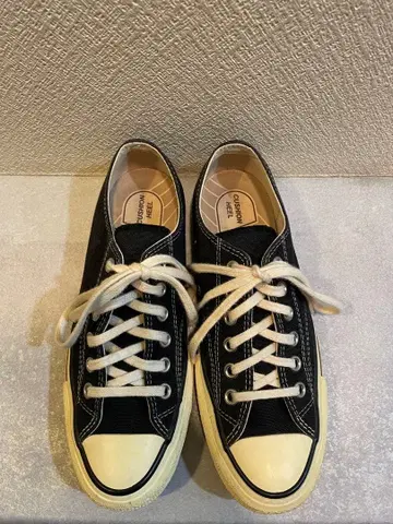 컨버스 척테일러 캔버스 OX '에딕트' 블랙