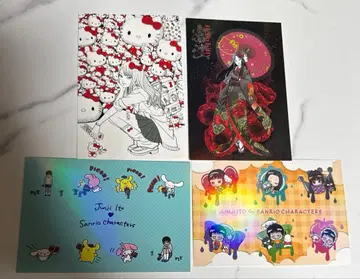 이토 준지 x 산리오 캐릭터즈 토미에 엽서 특전 4종 세트
