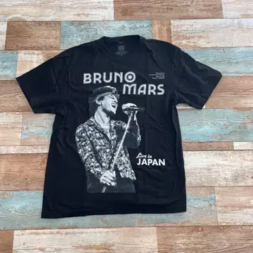 Bruno Mars 라이브 T셔츠 XL 블랙