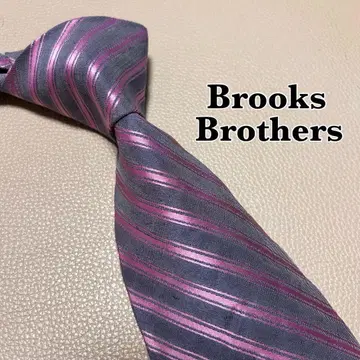 브룩스브라더스 넥타이 스트라이프 비즈니스 수트 실크