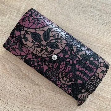 INDEN-YA 꽃무늬 디자인 장지갑