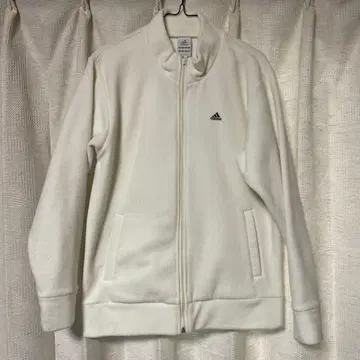 adidas 플리스 자켓 화이트