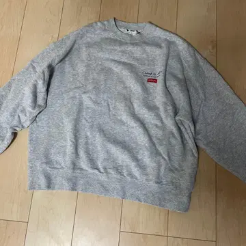 그레이 오버 사이즈 맨투맨