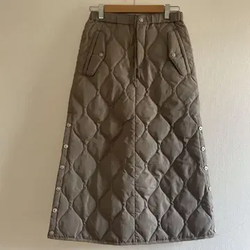 [ 컨디션 최상 ] 타이온 TAION 퀼팅 스커트 카키 S