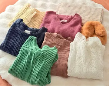 니트 스웨터 세트 다색 전개 [ 묶음 판매 ]