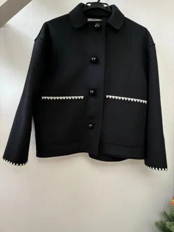 yori 하마구리 울 숏코트 [ 2025AW ] 블랙