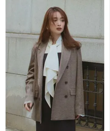 FRAY I.D 빅 더블 테일러드 자켓