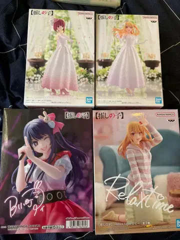 최애의 아이 피규어 4개 세트 개봉품