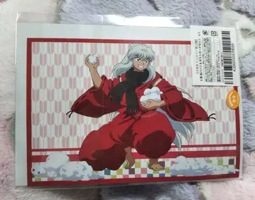 이누야샤 복권 메이트 엽서 & 캔뱃지 세트