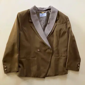 브라운 테일러드 자켓