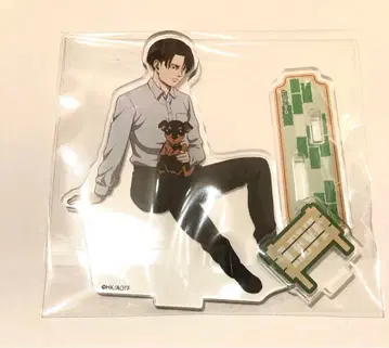 진격의 거인 리바이 개와 함께 아크릴 스탠드