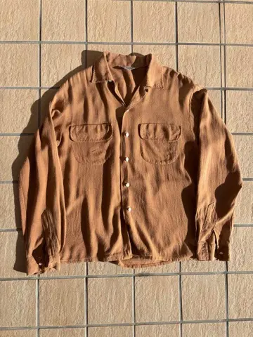 50s 레이온 셔츠 빈티지