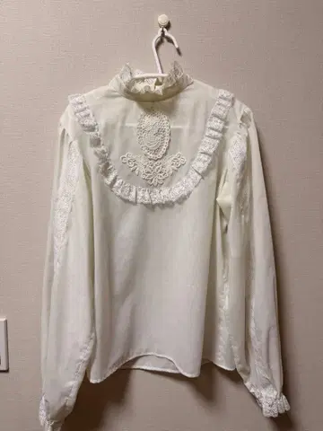 빈티지 블라우스 프릴 달린 블라우스