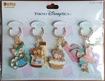 더피&프렌즈 키체인 4개 세트 더피의 숨바꼭질 2019