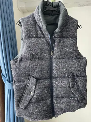 꼼 사 커뮨 그레이 계열 퀼팅 다운 베스트