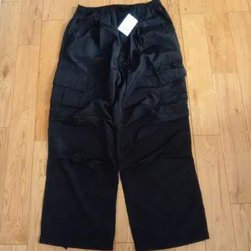 그린 라벨 릴랙싱 블랙 카고 팬츠 폴리에스테르 100%