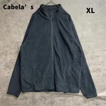 카벨라스 남성용 플리스 XL 블랙 풀 집업 무지 심플 [ 7414 ]