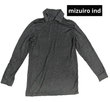 미즈이로 인디 셔츠 칼라 하이넥