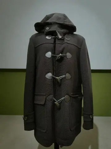 아르마니 콜레치오니 블랙 더플 코트