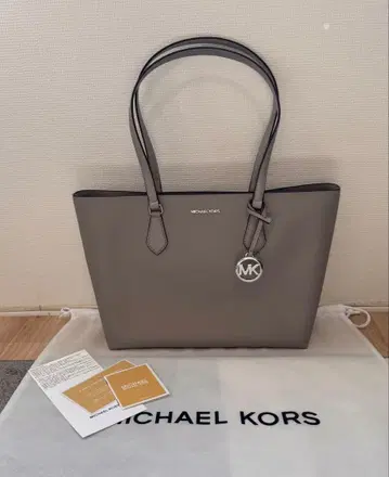 MICHAEL KORS 그레이 토트백