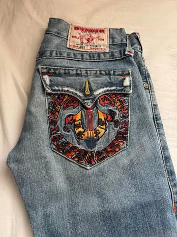 TRUERELIGION flare denim pants flexwitme