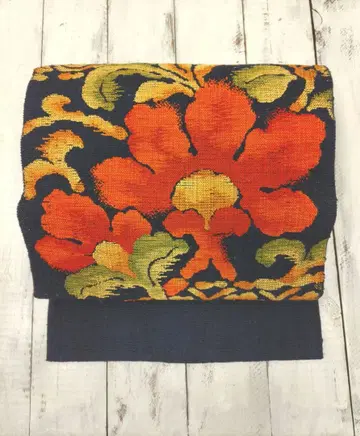 순수 실크 직 나고야 오비(No.530)