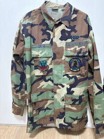 US AIR FORCE 카모 패턴 밀리터리 자켓