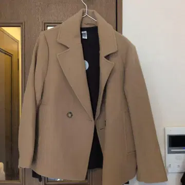 qualitire 베이지 테일러드 자켓 L 사이즈 H&M 코트